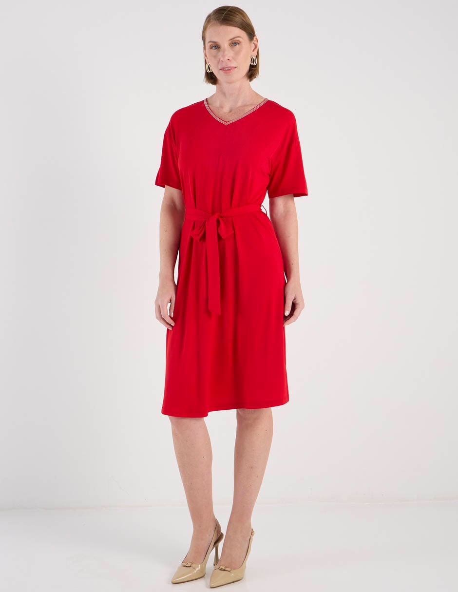 Vestido a la rodilla casual para mujer Vestido a la rodilla casual para mujer