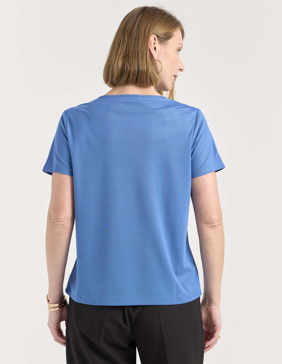 Blusa manga corta para mujer 5
