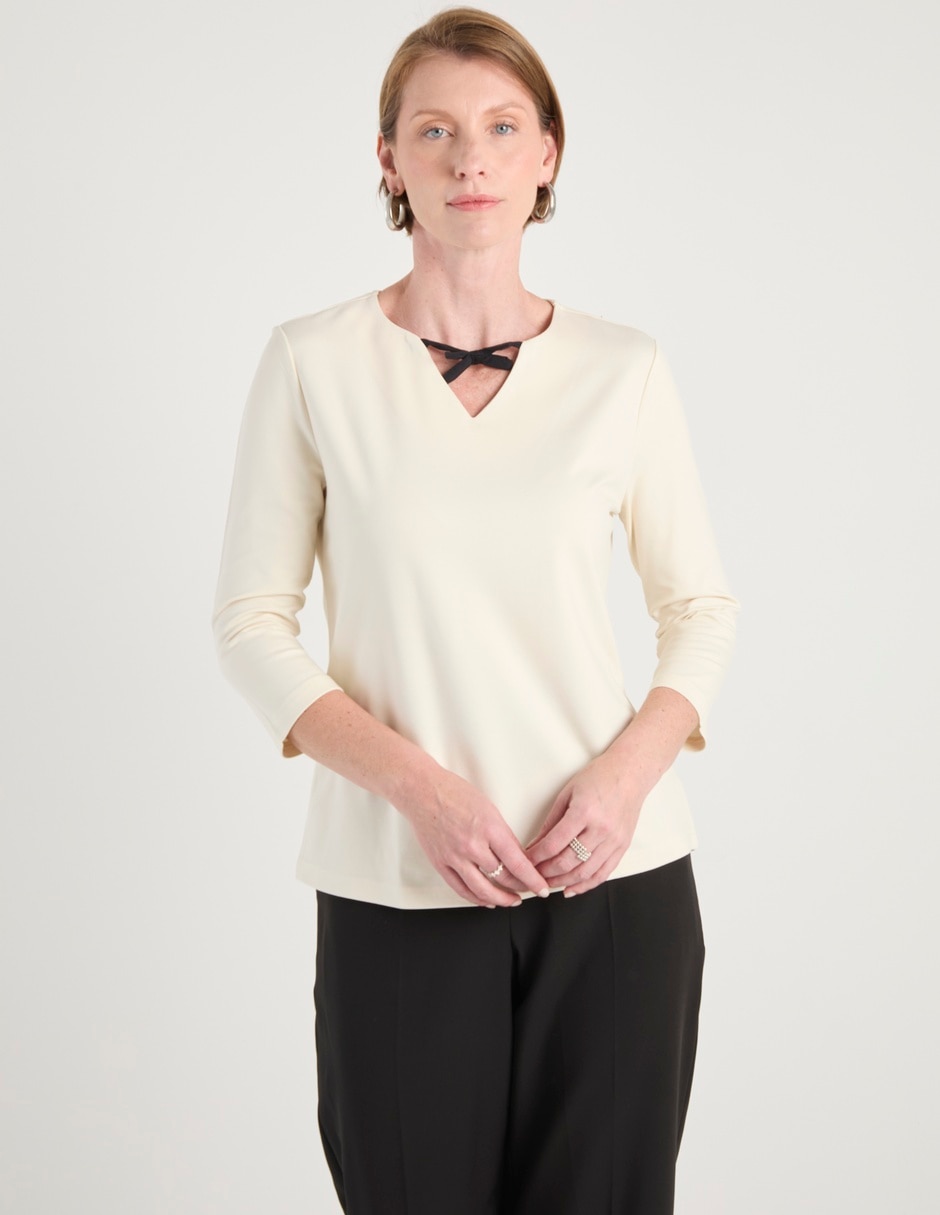 Blusa manga 3/4 para mujer 1
