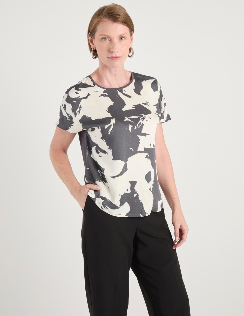 Blusa manga corta para mujer 1