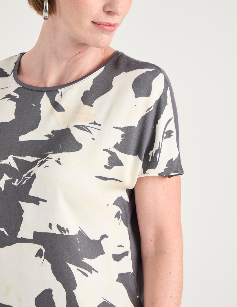 Blusa manga corta para mujer 7