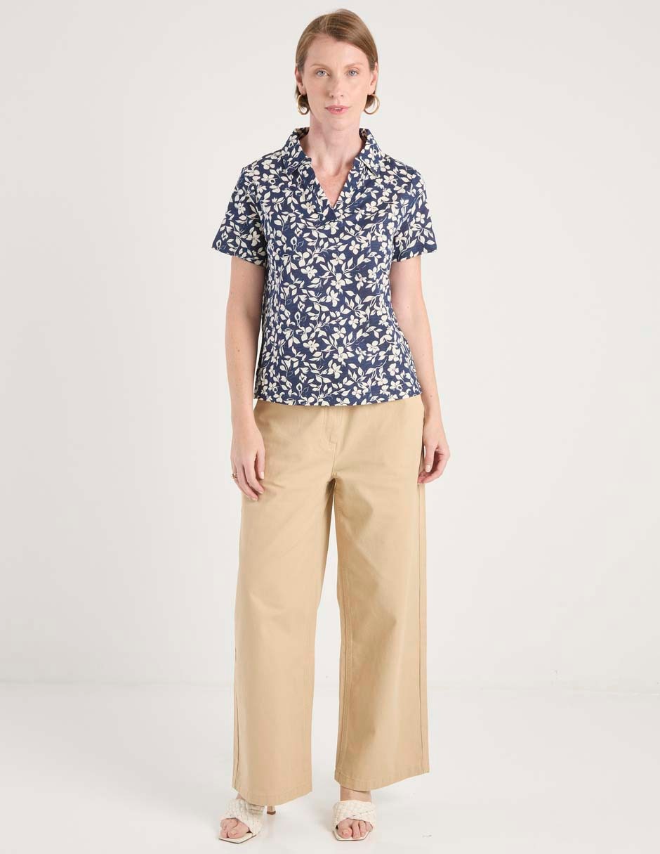 Blusa manga corta para mujer 6