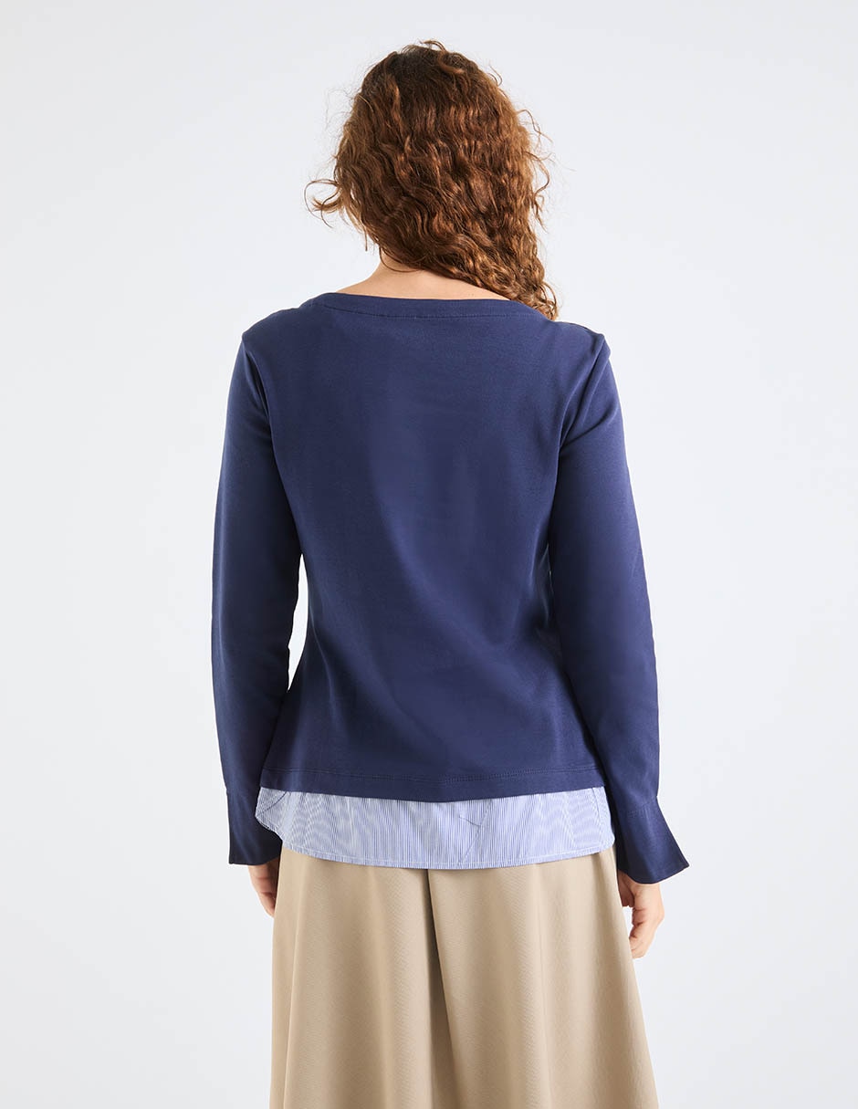 Blusa La Mode manga larga para mujer