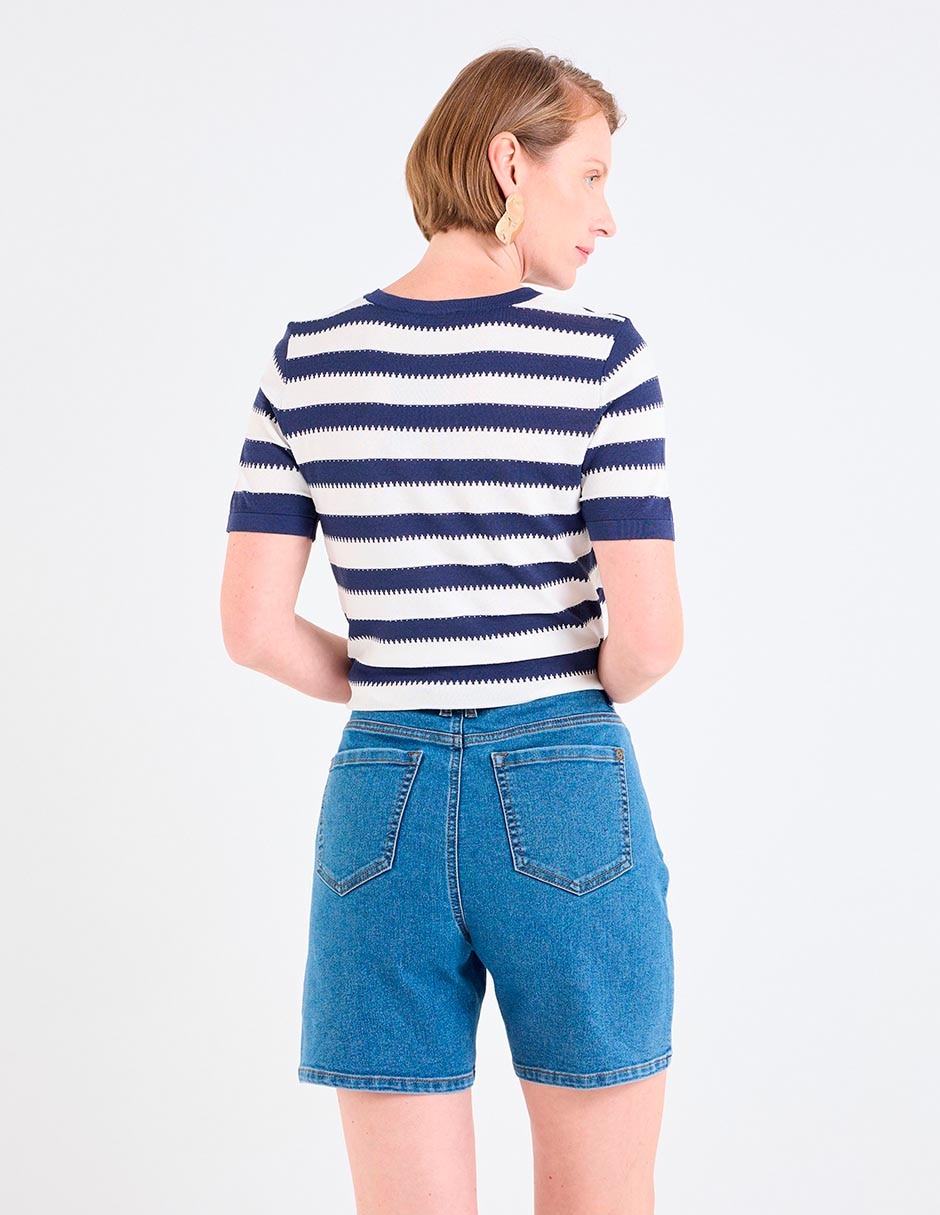 Blusa manga corta para mujer 6
