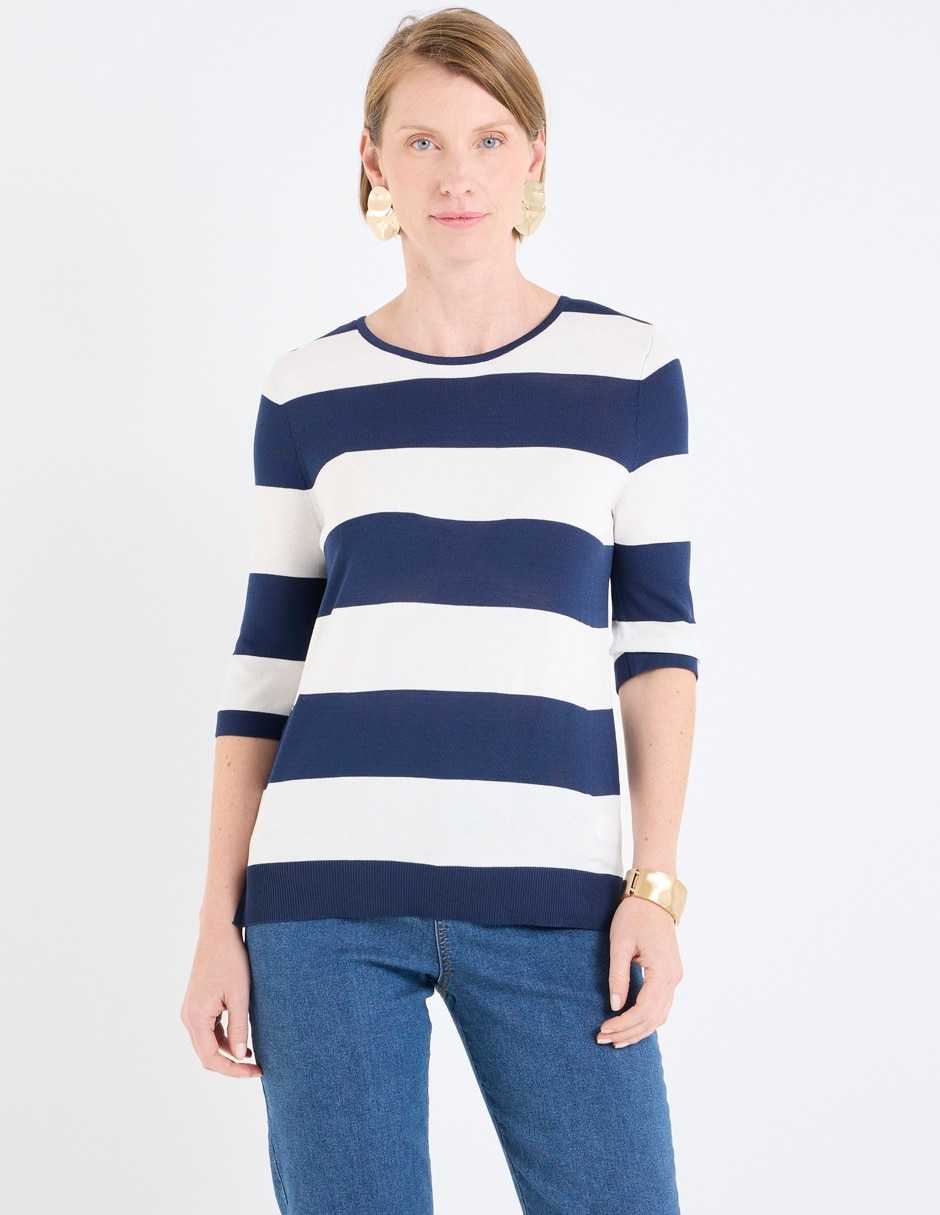 Blusa manga al codo para mujer Blusa manga al codo para mujer