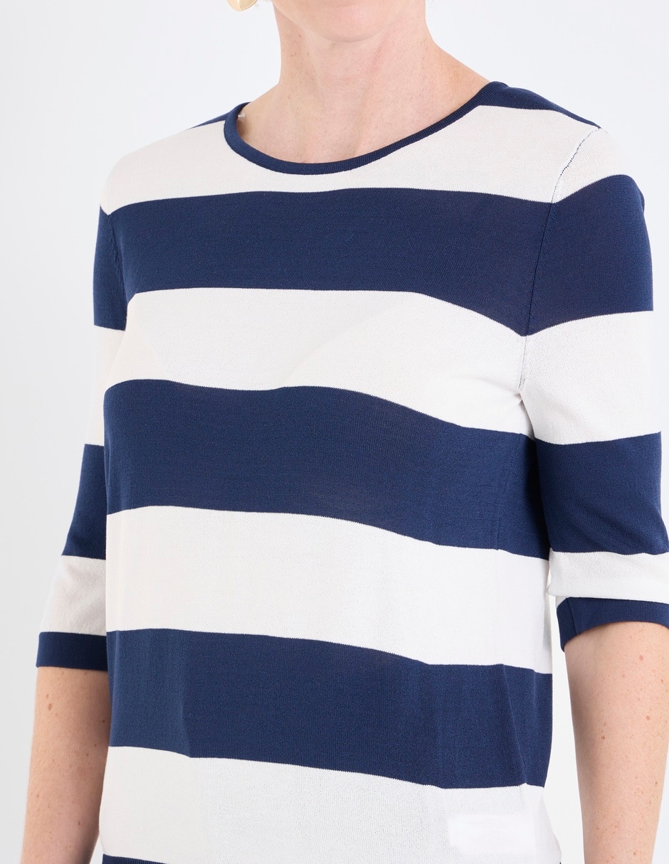 Blusa manga al codo para mujer 2