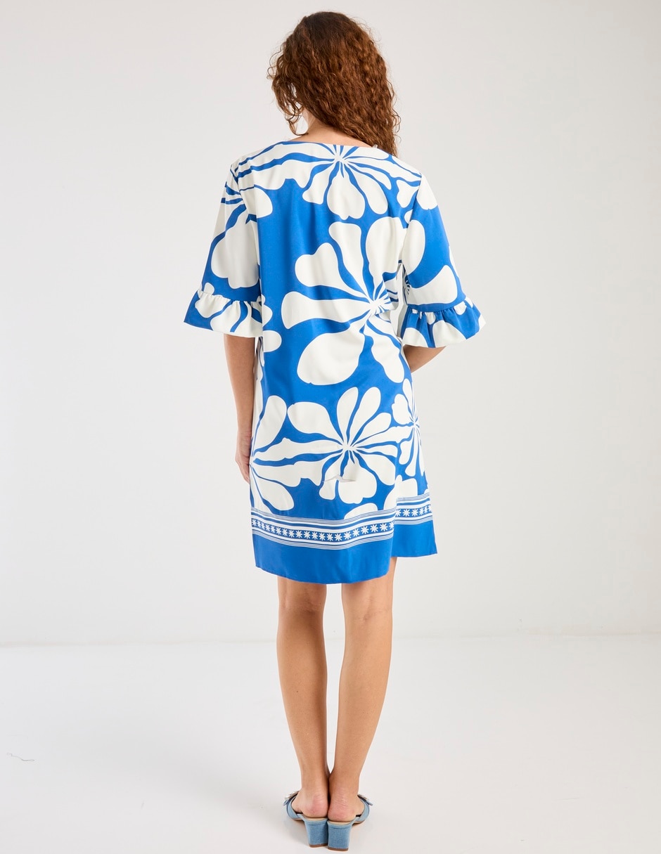 Vestido a la rodilla casual para mujer