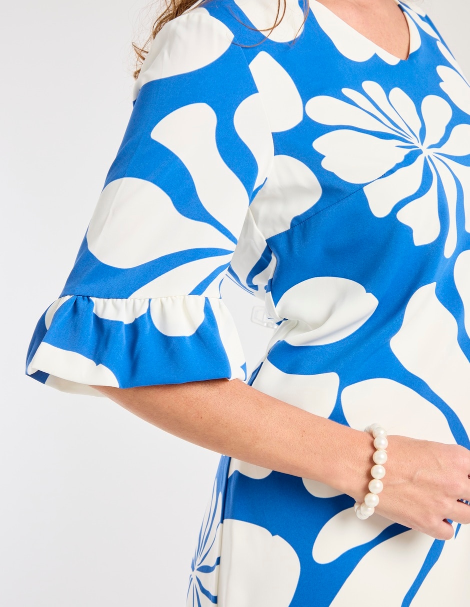 Vestido a la rodilla casual para mujer