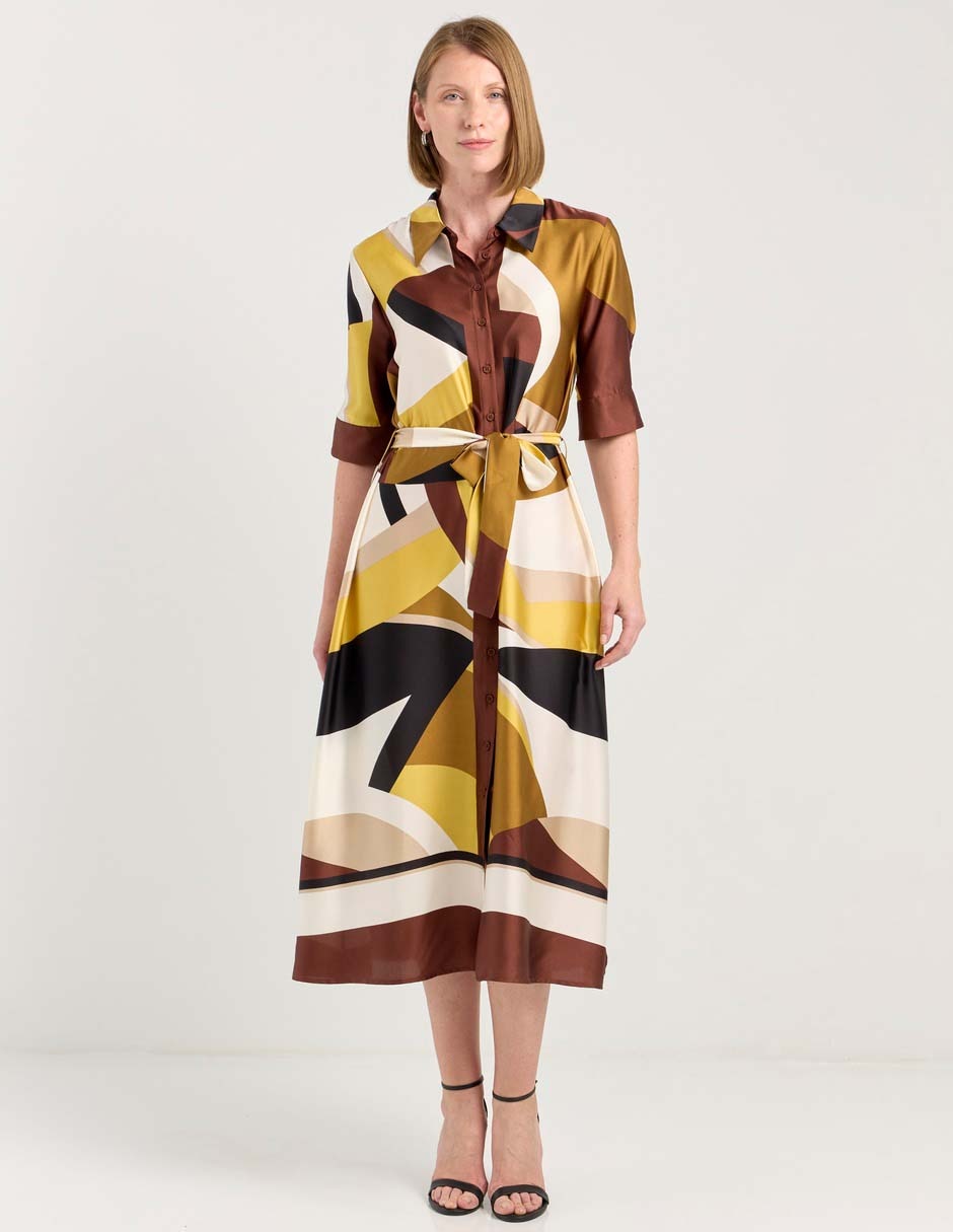 Vestido midi casual para mujer Vestido midi casual para mujer