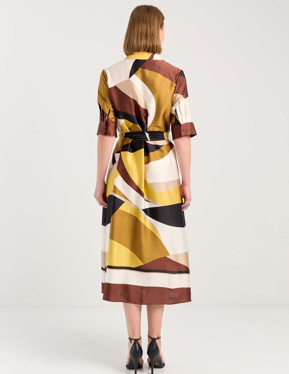 Vestido midi casual para mujer