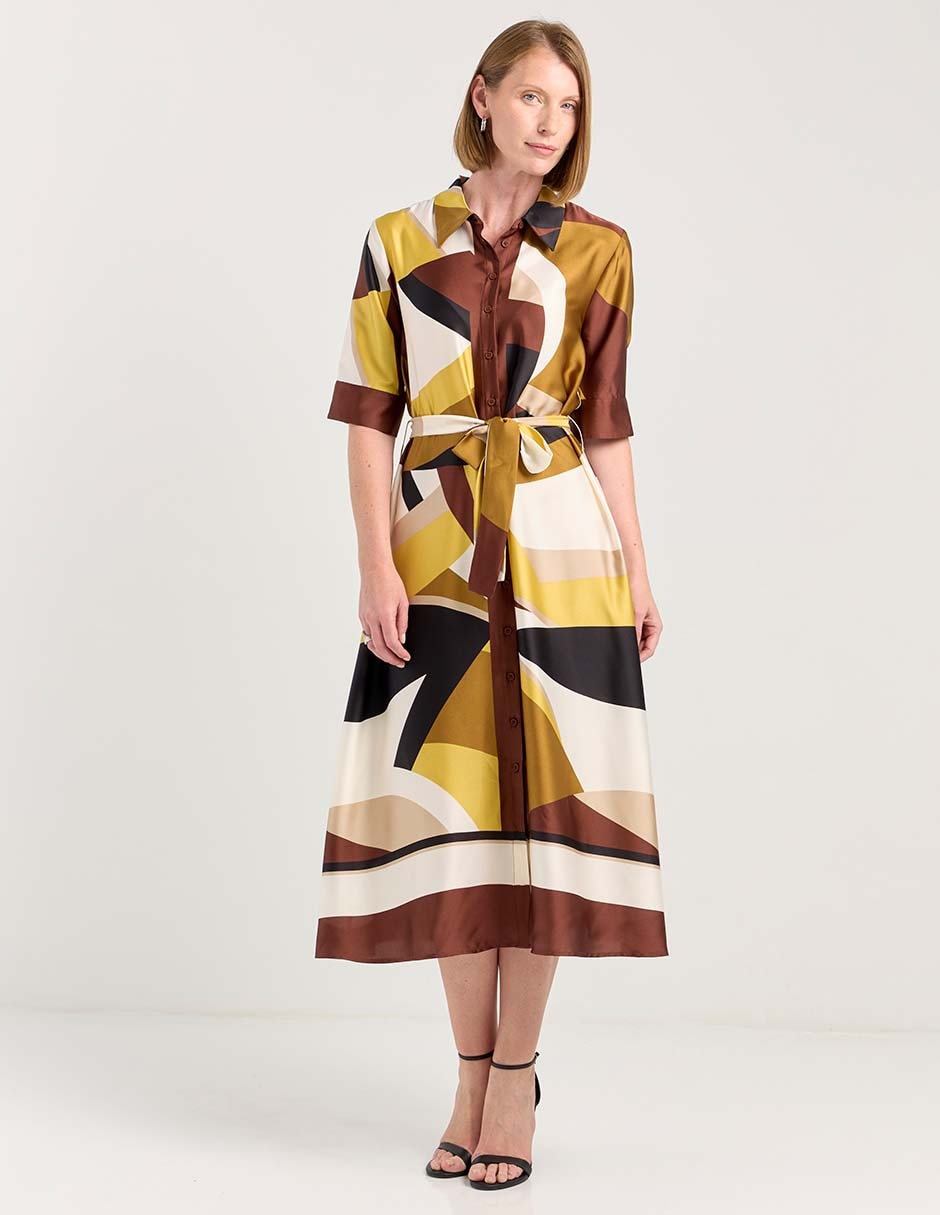 Vestido midi casual para mujer