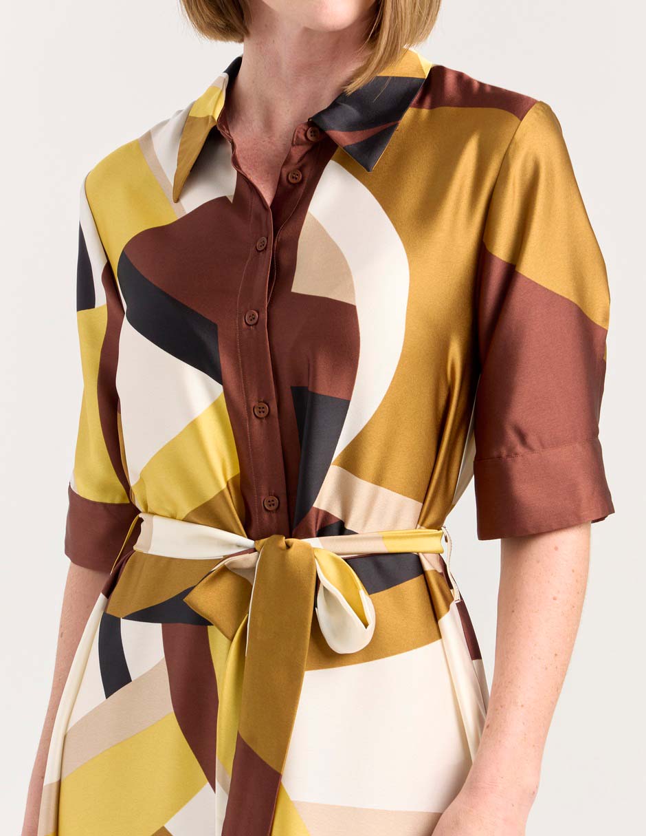 Vestido midi casual para mujer