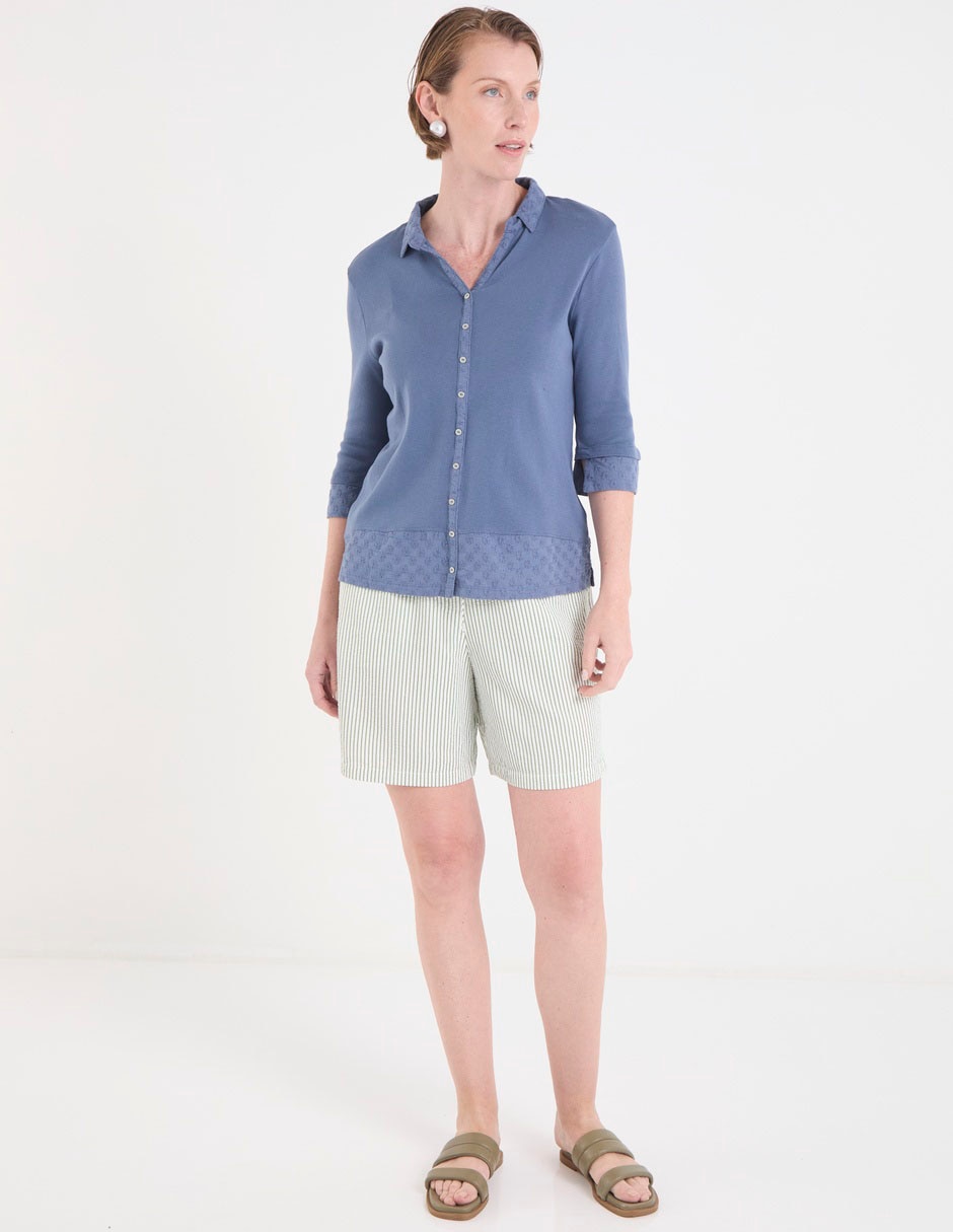 Blusa manga 3/4 para mujer 7