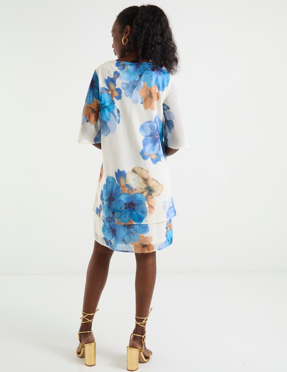 Vestido 3/4 casual para mujer