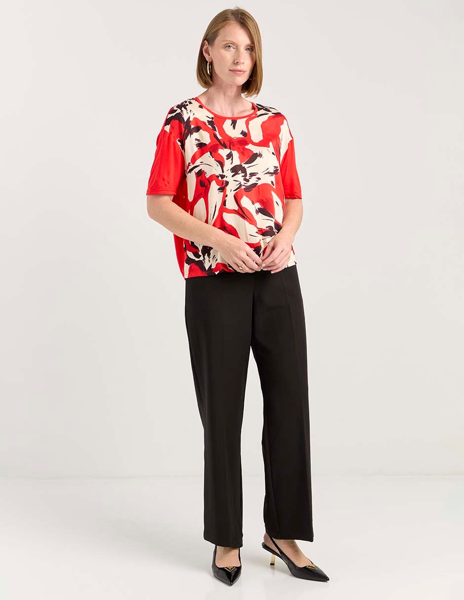 Blusa manga al codo para mujer 6