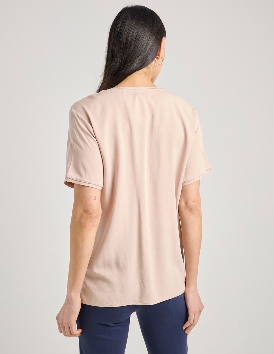 Blusa manga corta para mujer 5