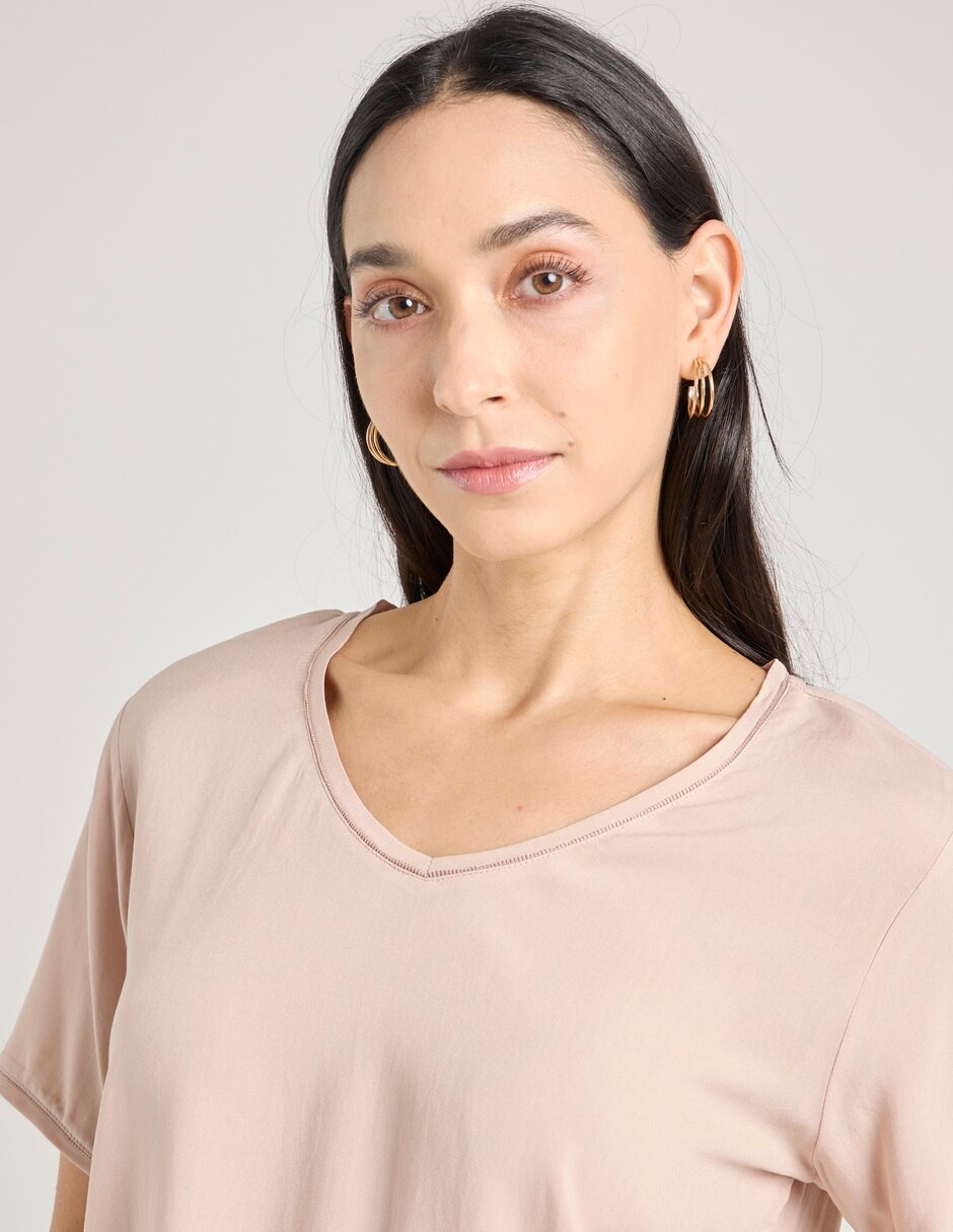 Blusa manga corta para mujer 3