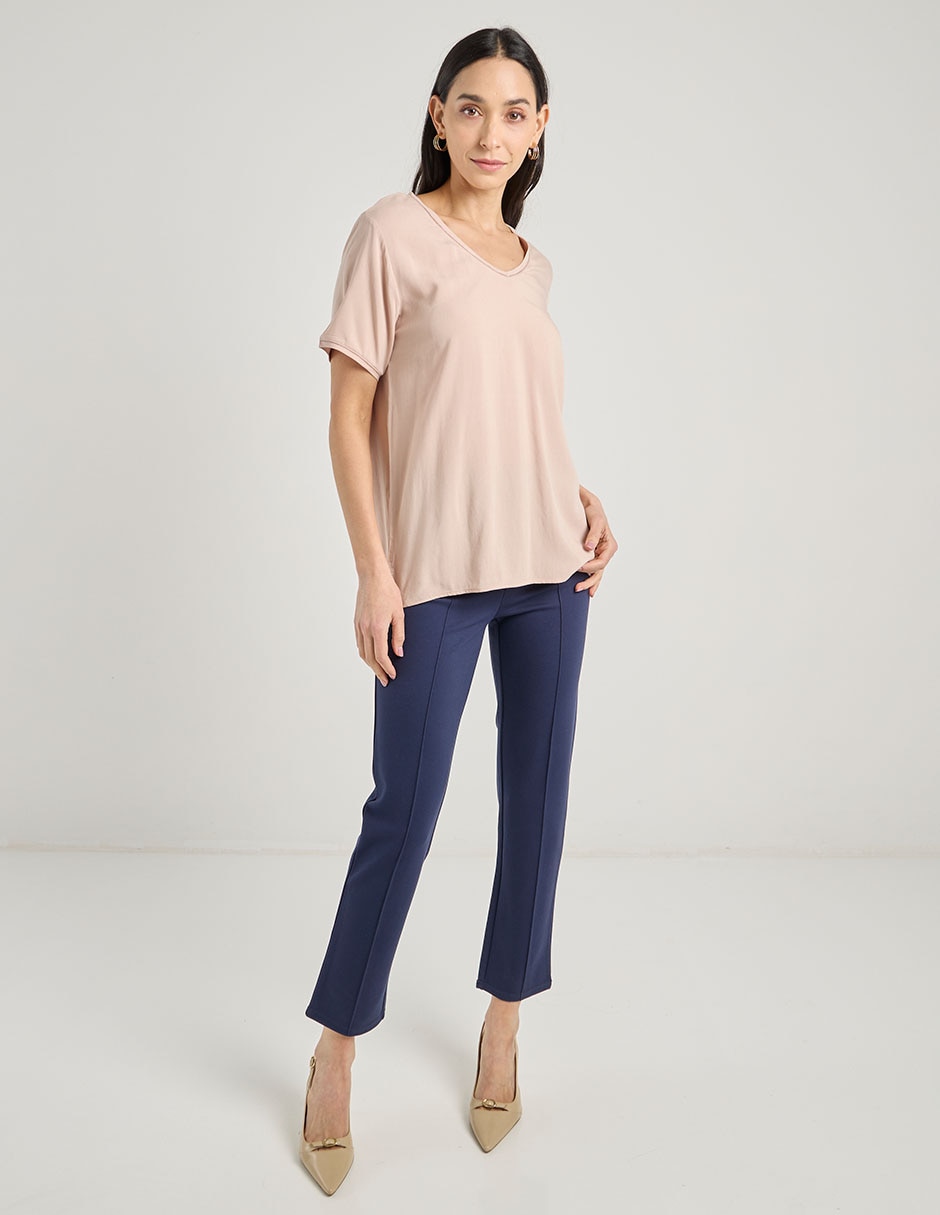 Blusa manga corta para mujer 3