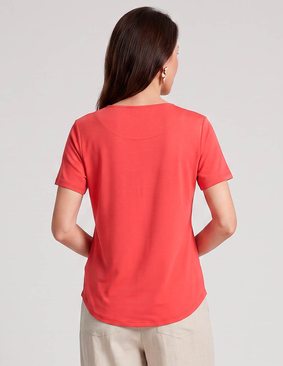 Blusa manga corta para mujer 2