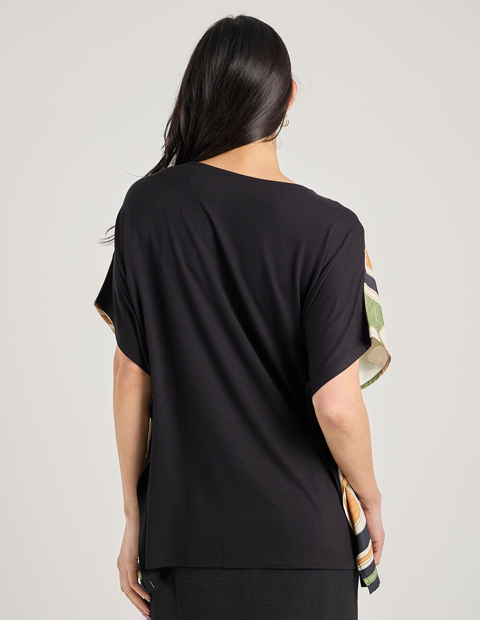 Blusa manga corta para mujer 11