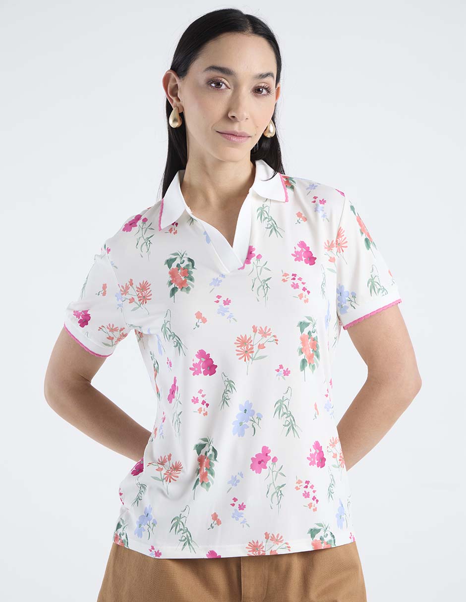 Blusa manga corta para mujer 1