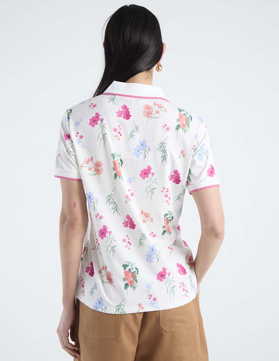 Blusa manga corta para mujer 11