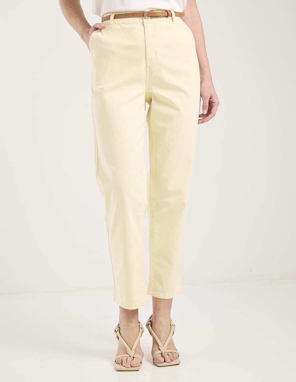 Pantalón chino slim para mujer