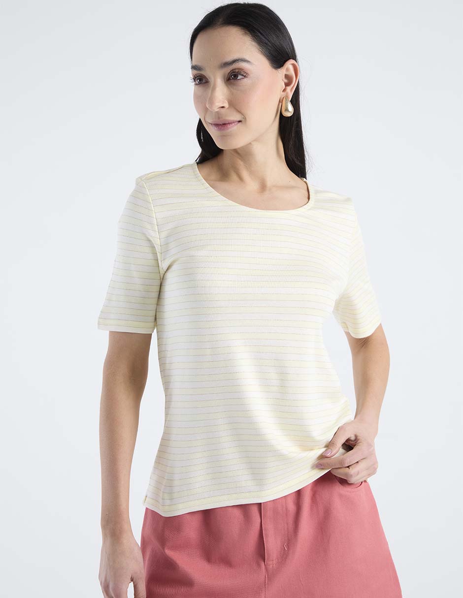 Blusa manga corta para mujer 1