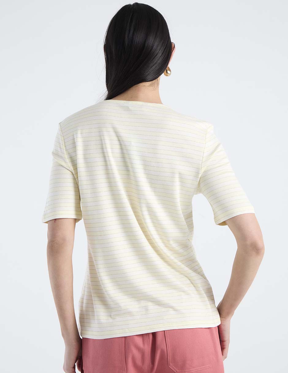 Blusa manga corta para mujer 11
