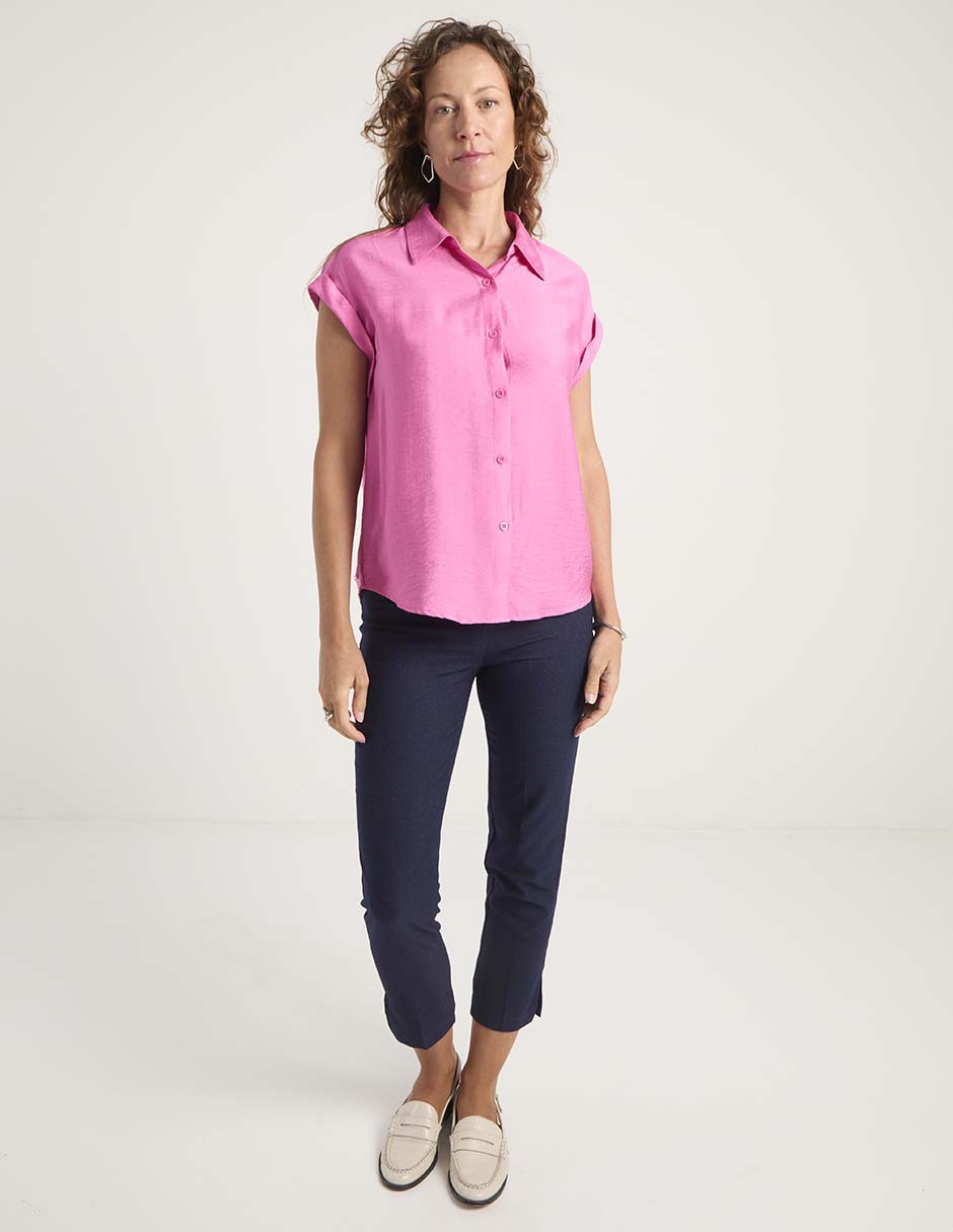 Blusa manga corta para mujer 8