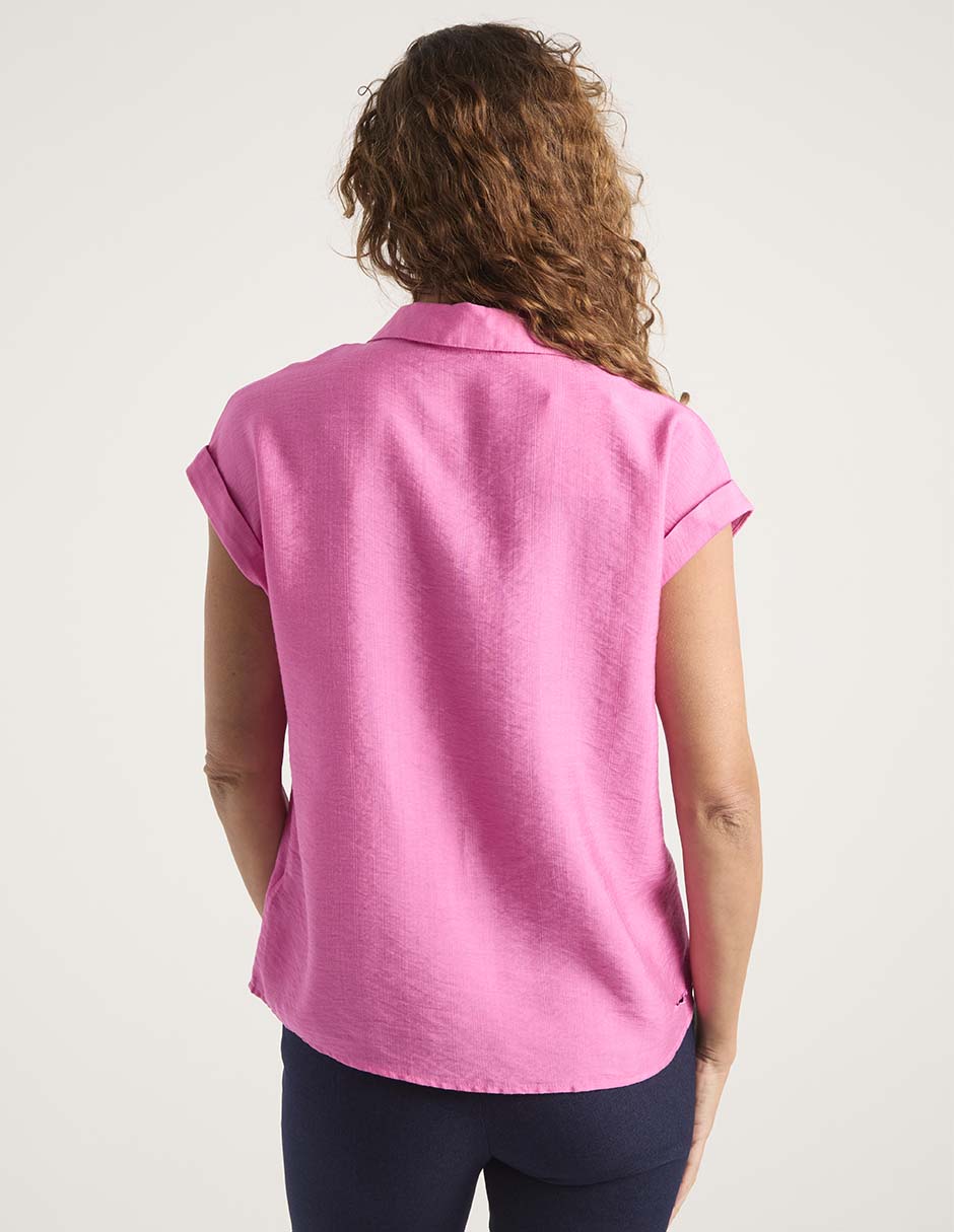 Blusa manga corta para mujer 11