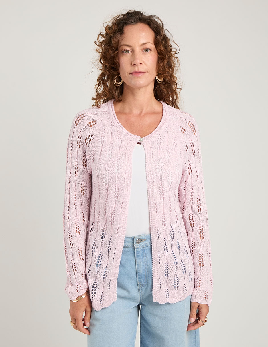 Suéter cuello redondo para mujer