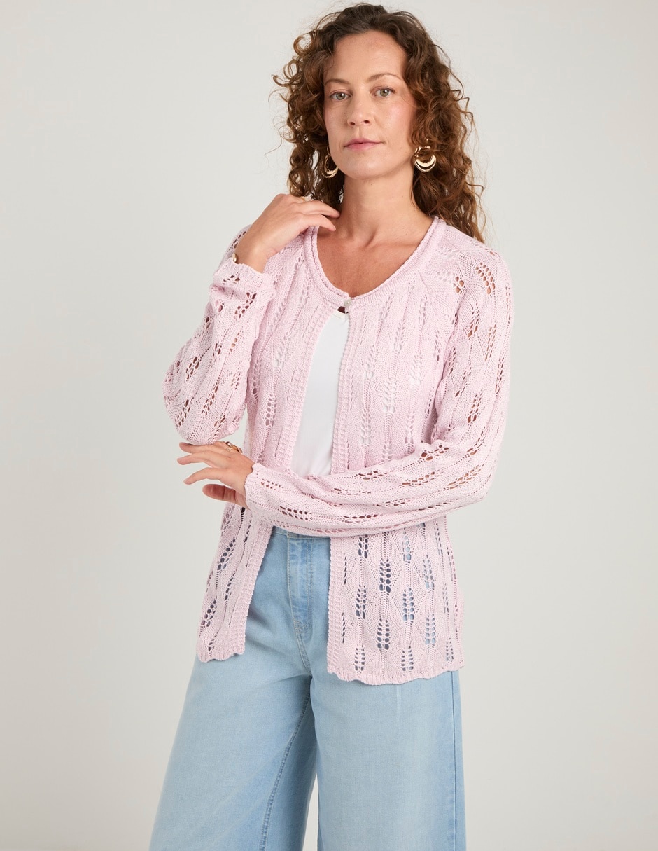 Suéter cuello redondo para mujer 5