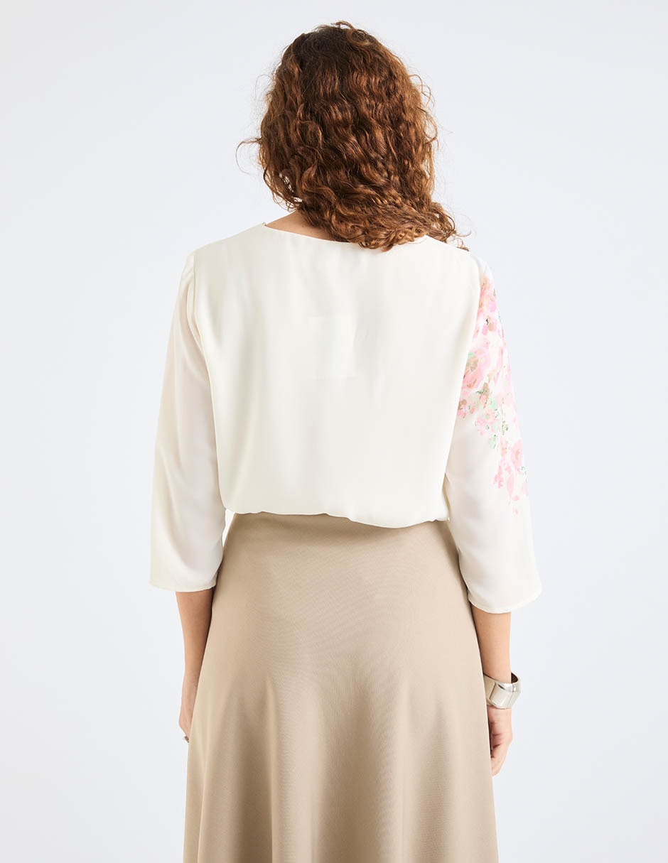 Blusa manga 3/4 para mujer 6