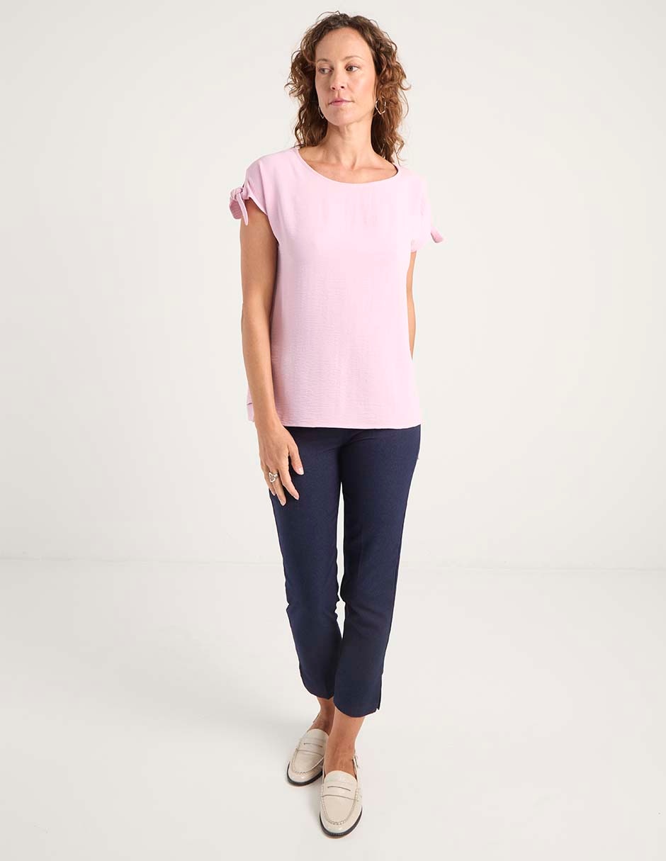 Blusa manga corta para mujer 7