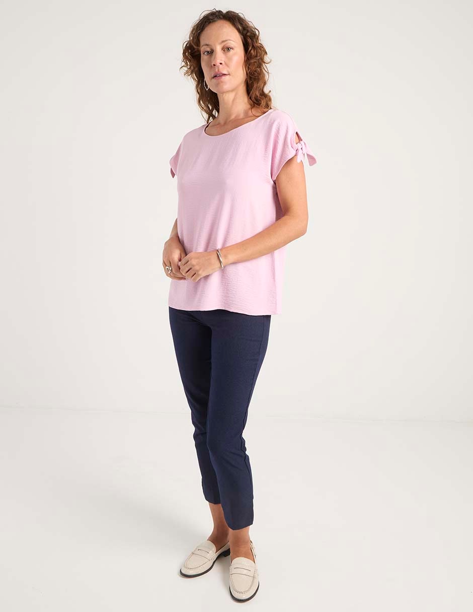 Blusa manga corta para mujer 8