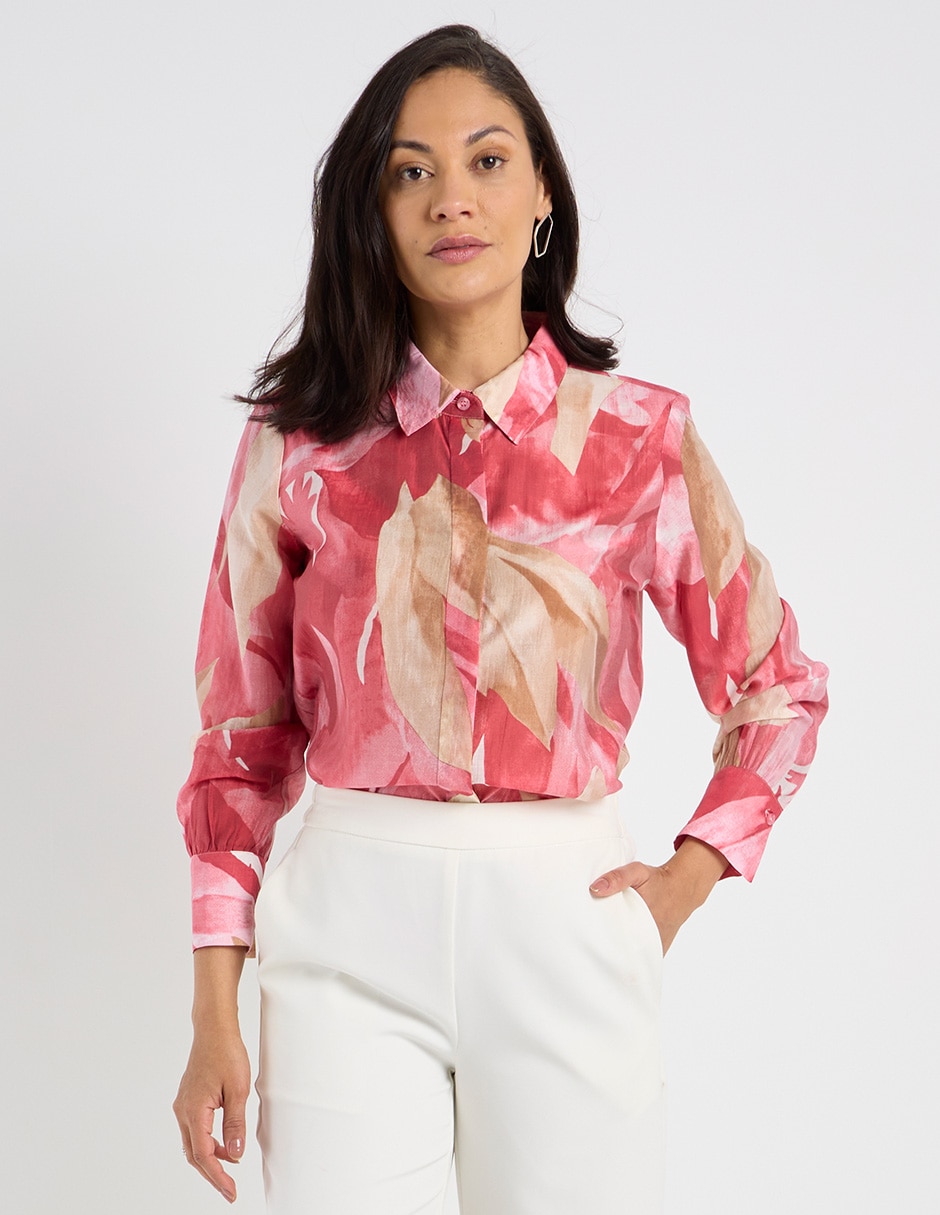 Blusa manga larga para mujer 1