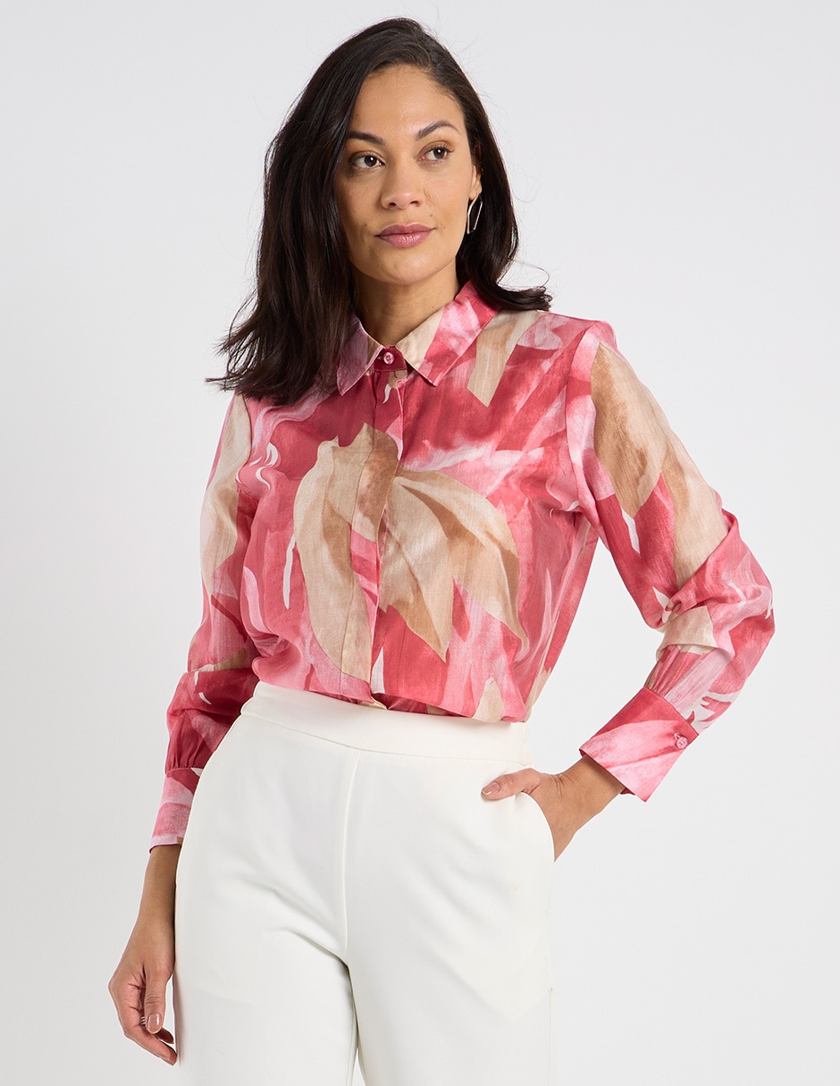 Blusa manga larga para mujer 8