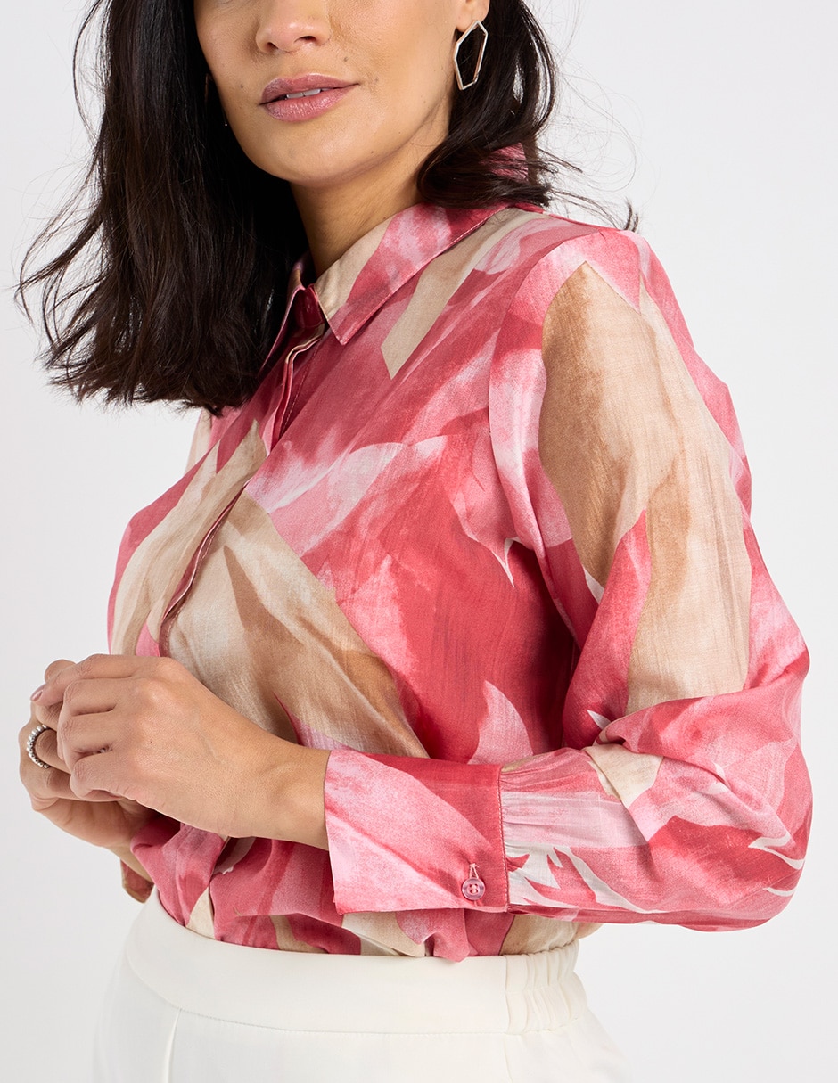 Blusa manga larga para mujer 11