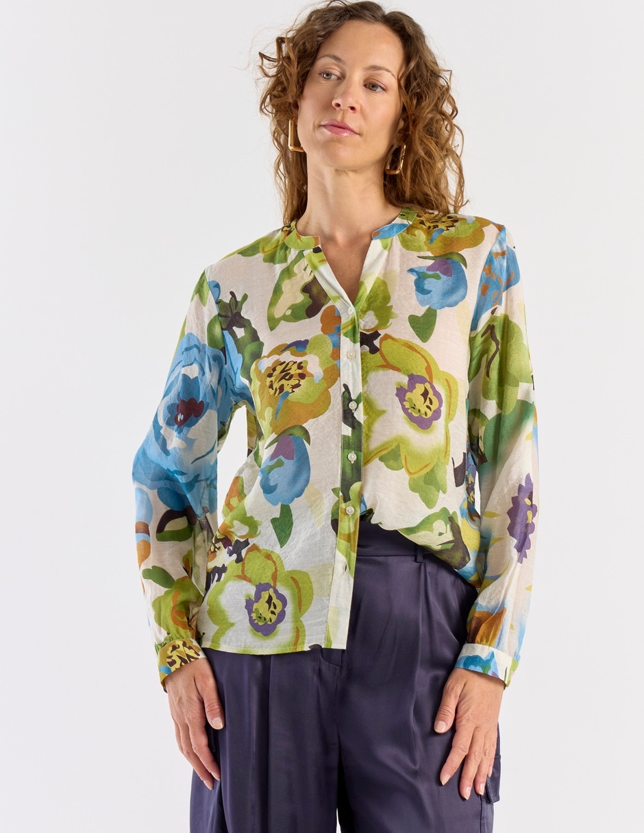 Blusa La Mode manga larga para mujer 1