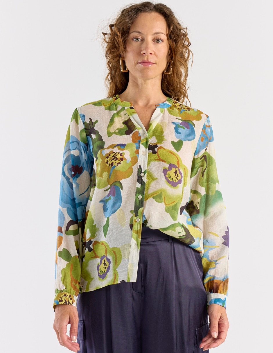 Blusa La Mode manga larga para mujer 8