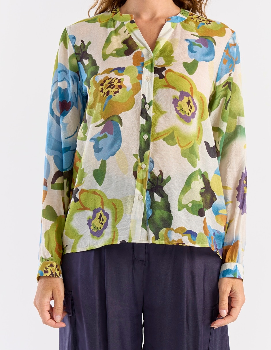 Blusa La Mode manga larga para mujer 13