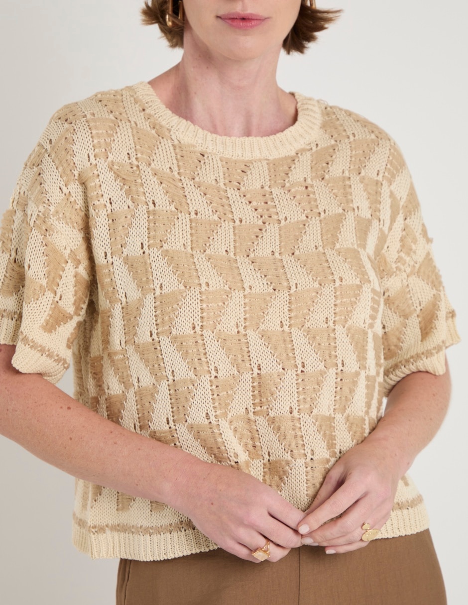 Blusa manga corta para mujer 9