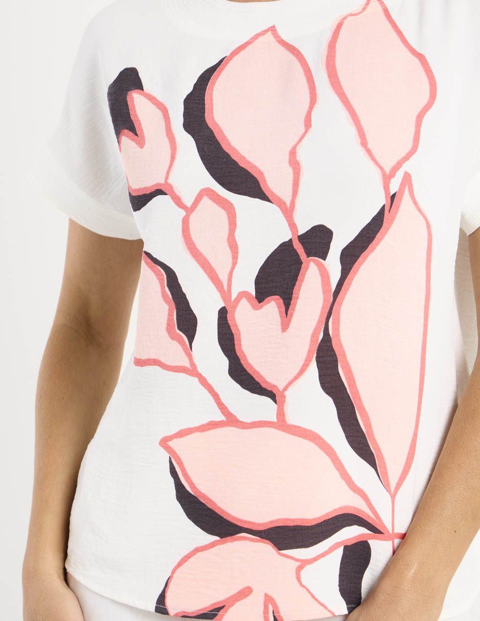 Blusa manga corta para mujer 9