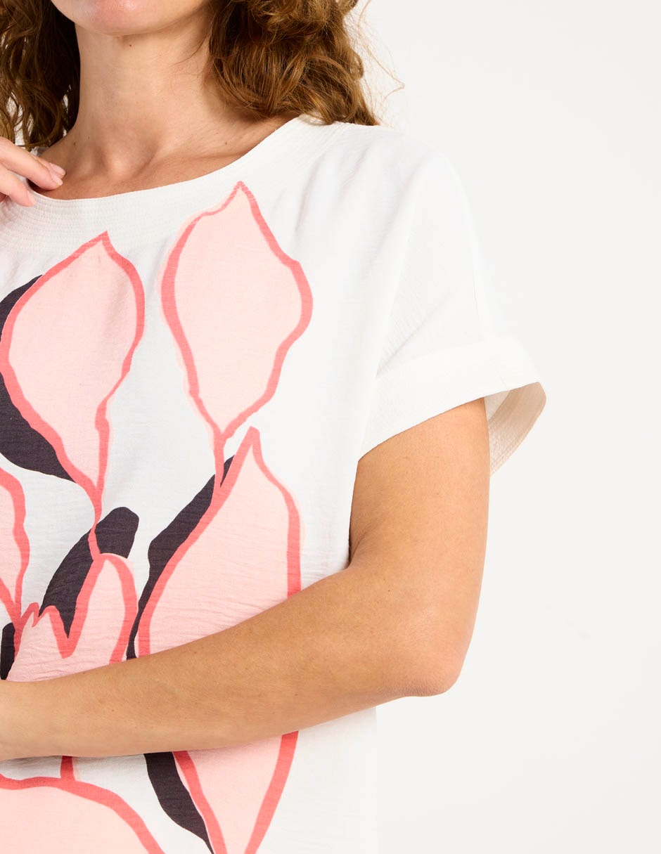 Blusa manga corta para mujer 10