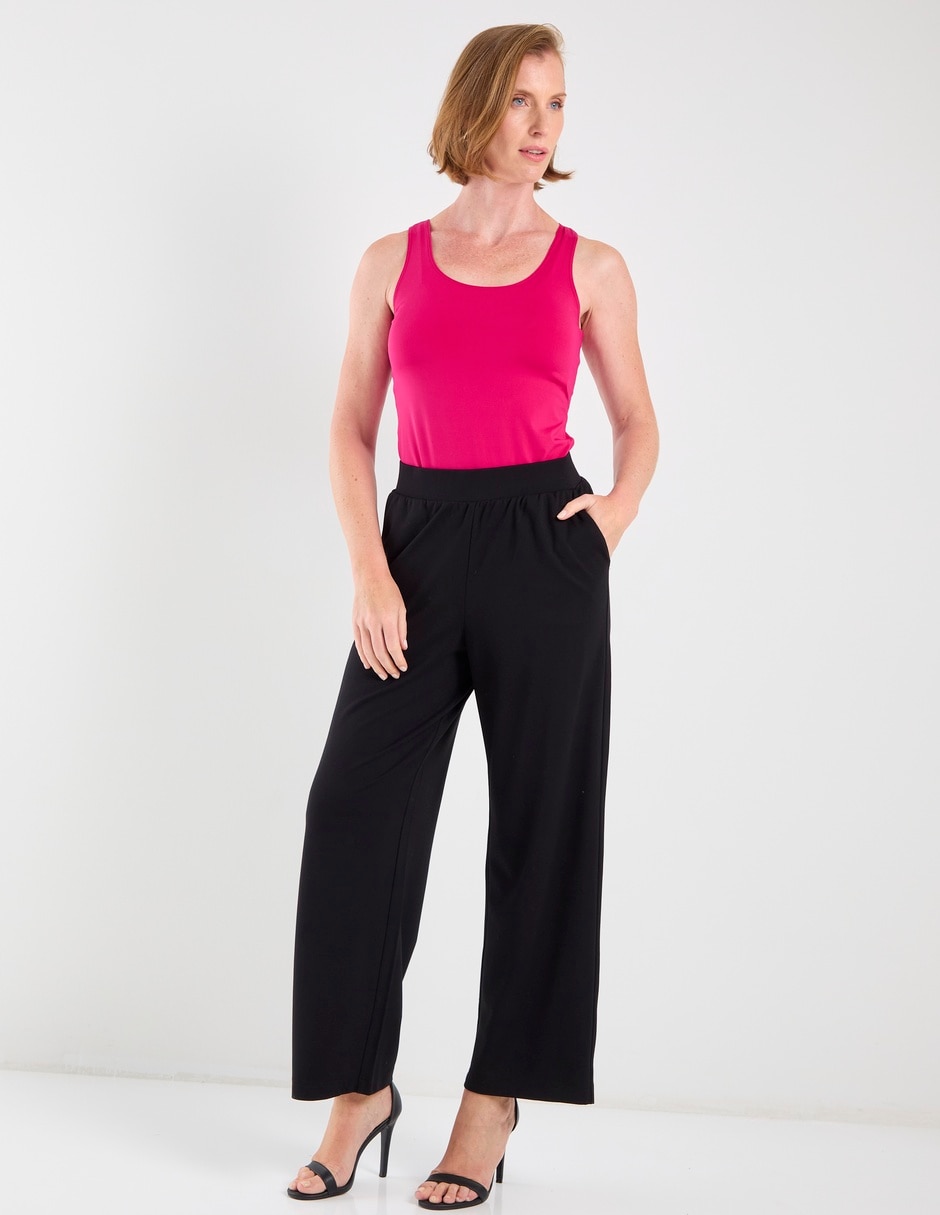 Pantalón relaxed amplio para mujer