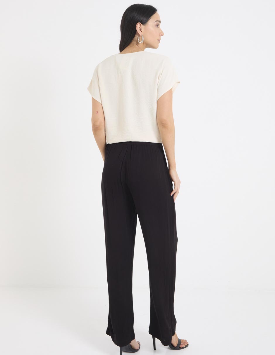 Pantalón easy pant amplio para mujer 4