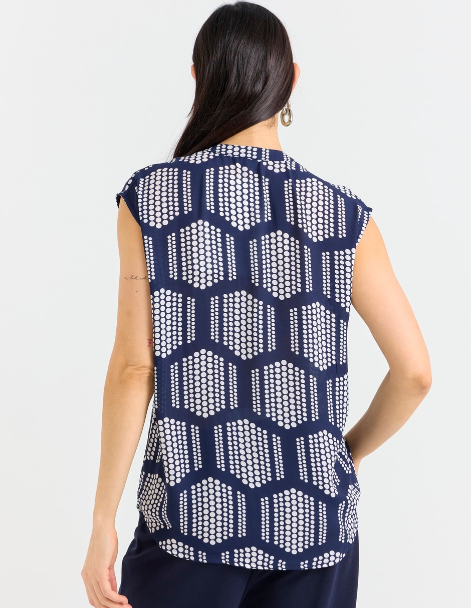 Blusa manga corta para mujer 5
