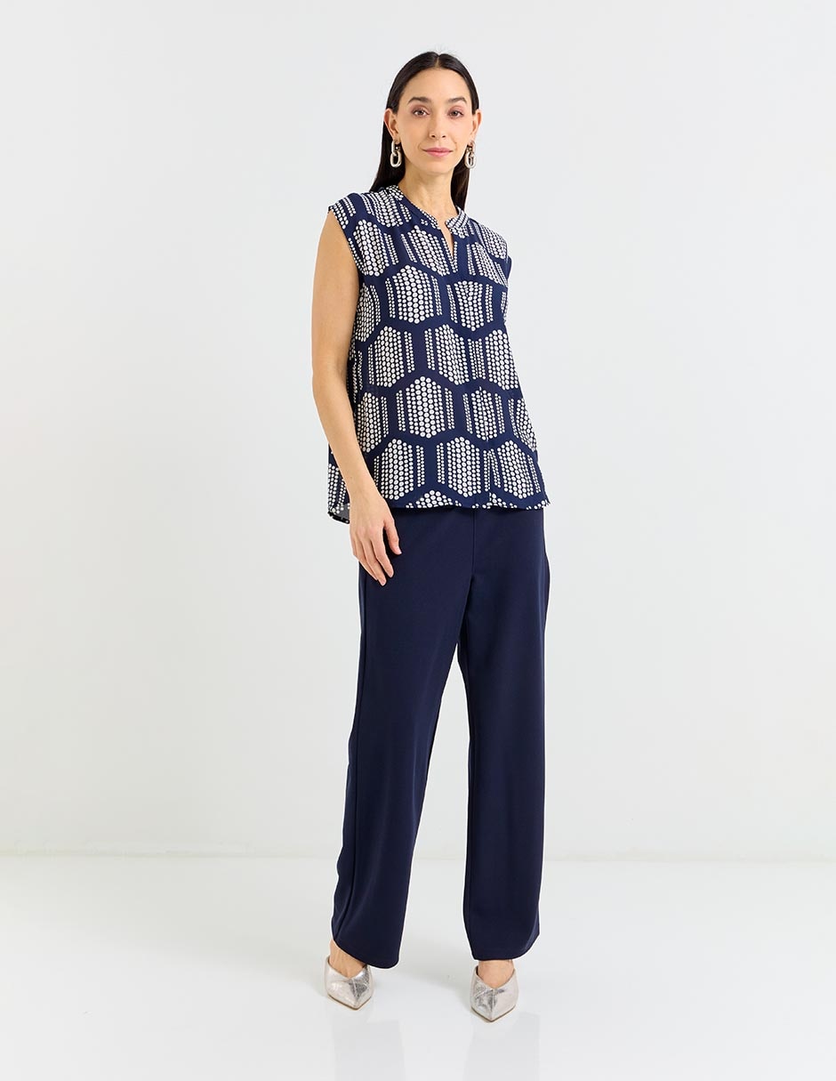 Blusa manga corta para mujer 6