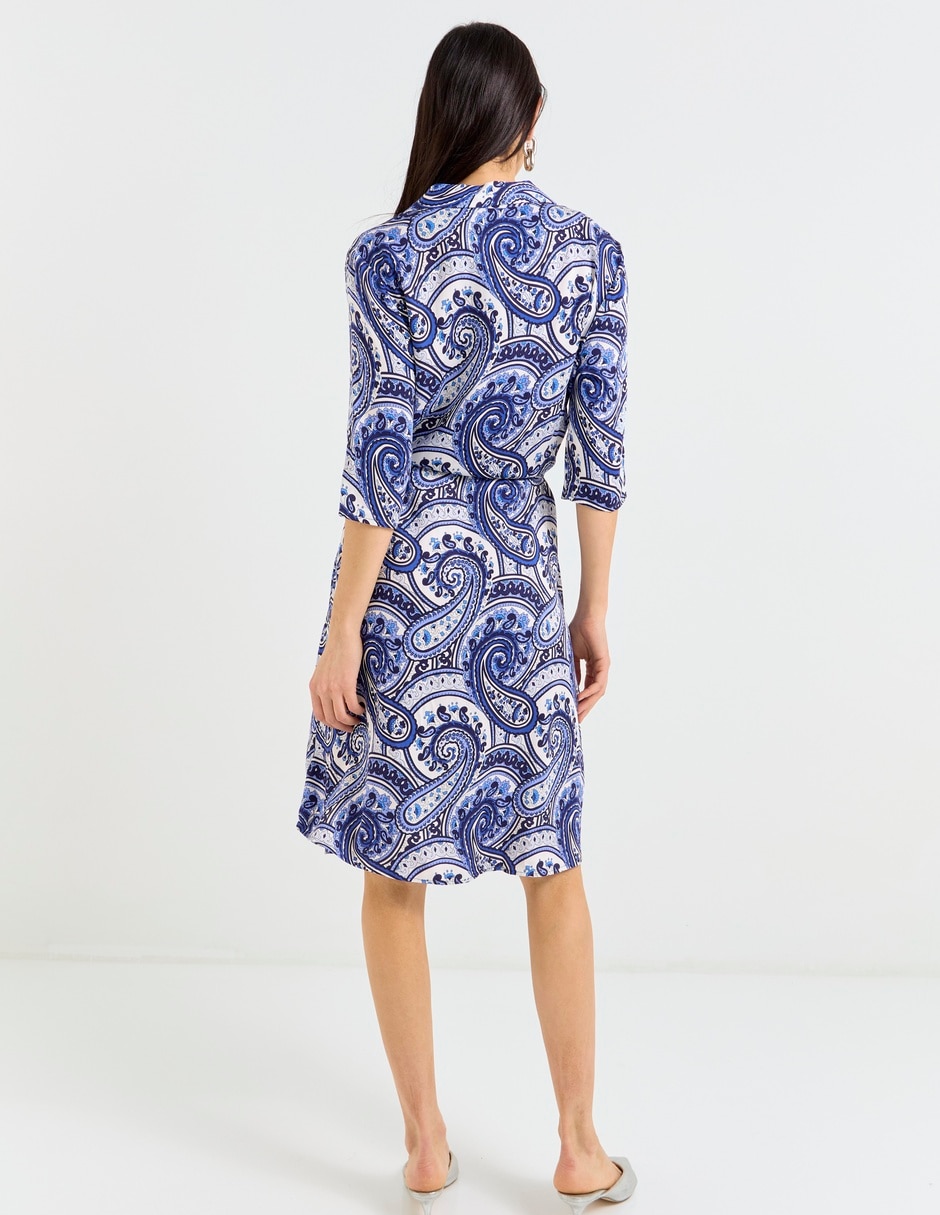 Vestido a la rodilla casual para mujer